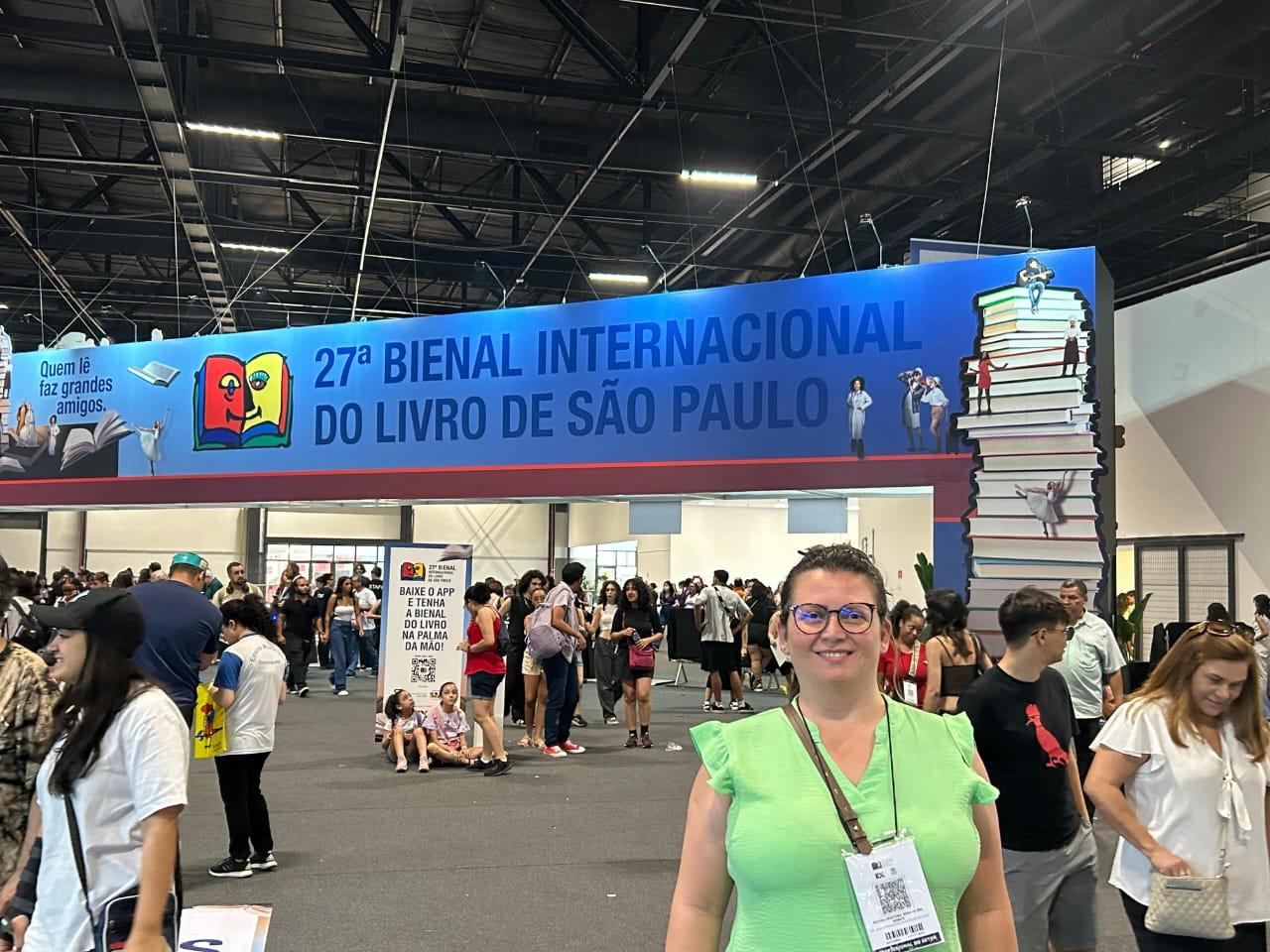 Profa. Dra. Silvia Cristina Soggio Del Monte na 27ª Bienal Internacional do Livro de São Paulo