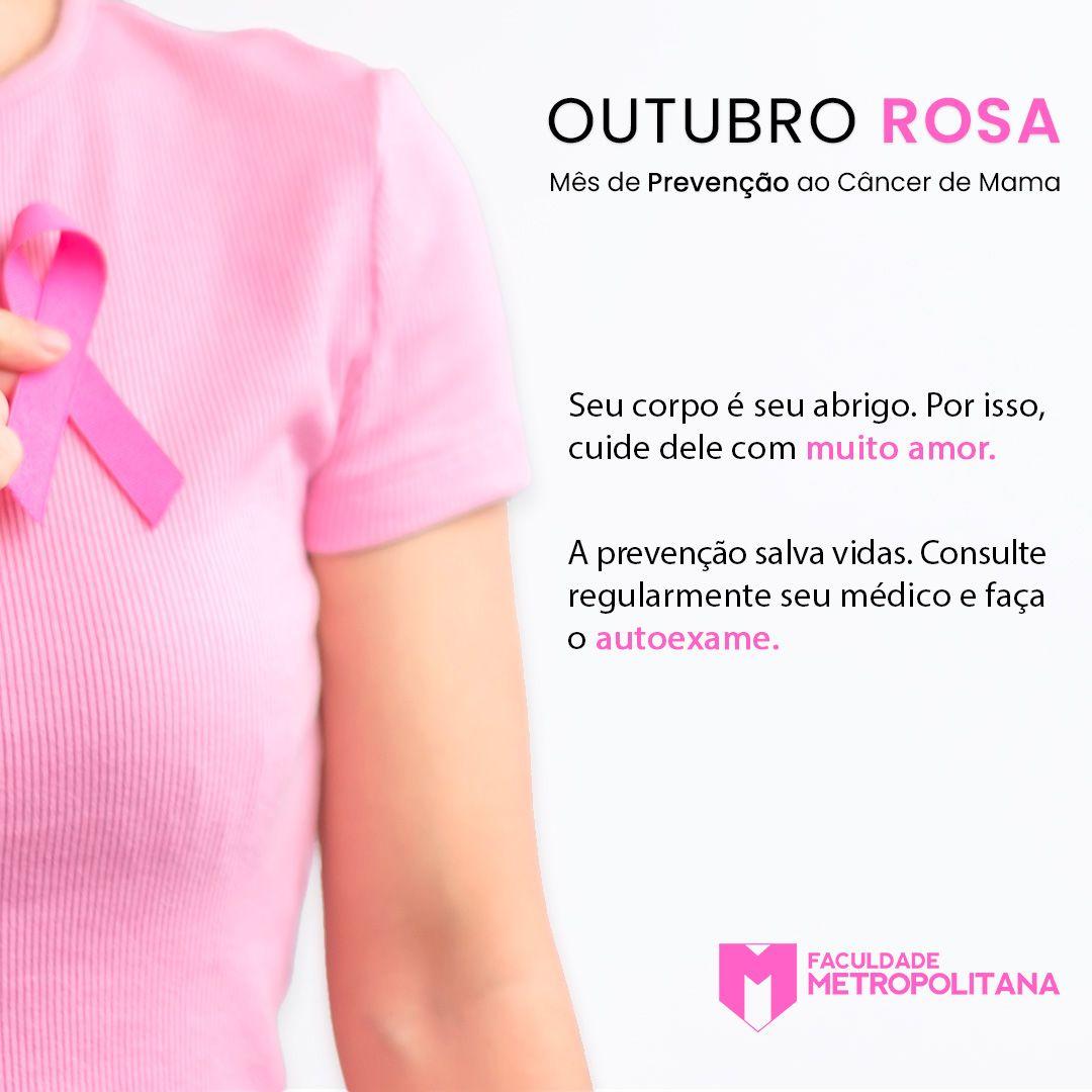 Outubro Rosa: Mês de Prevenção do Câncer de Mama
