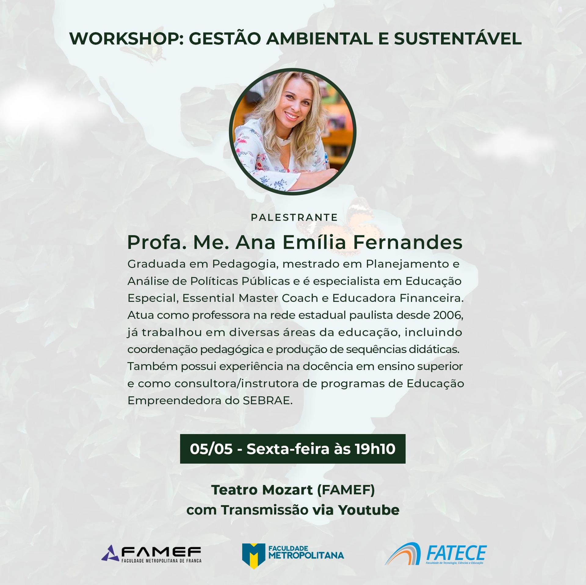Workshop: Gestão Ambiental e Sustentável