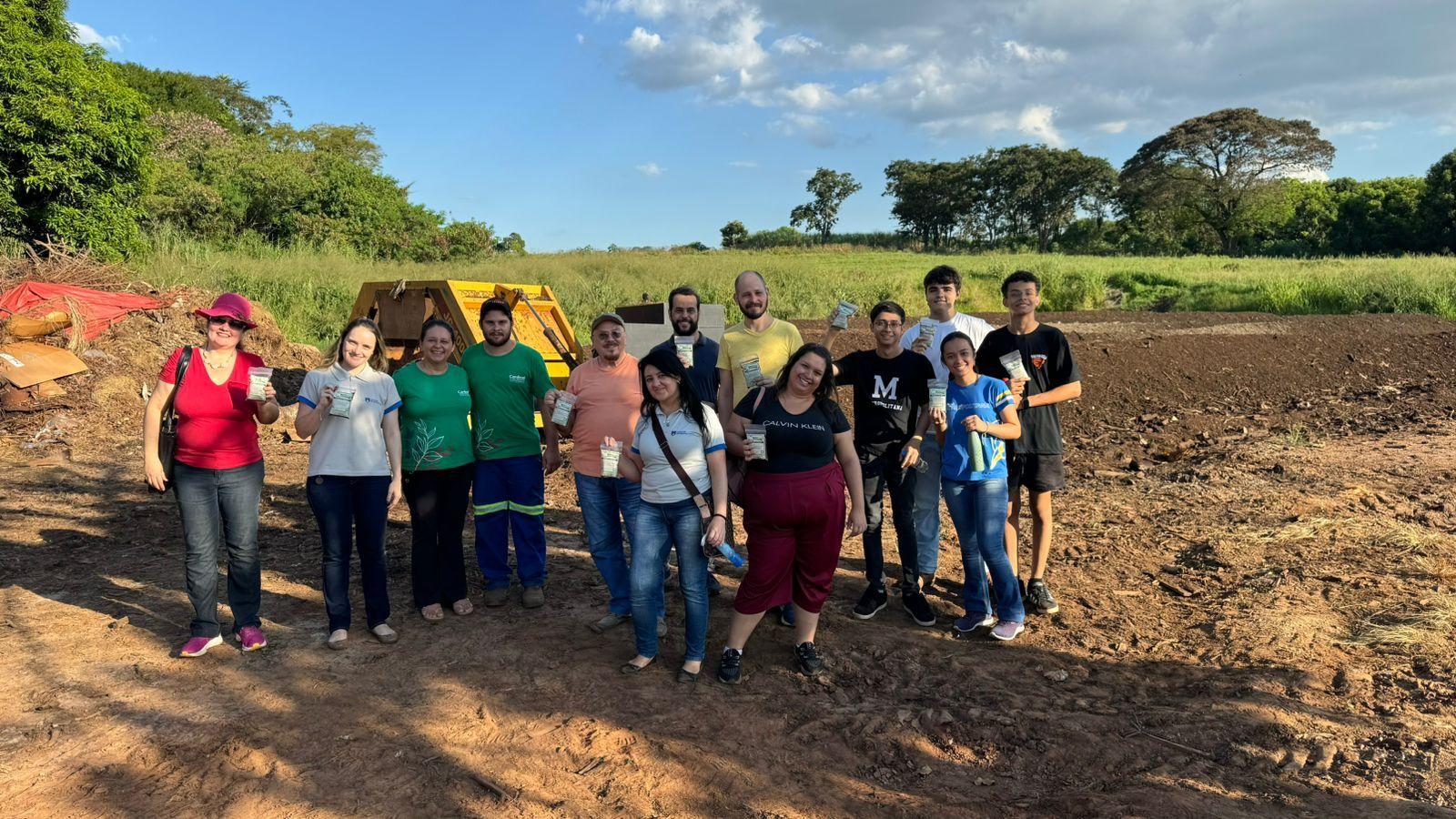 Alunos realizam visita técnica ao Sítio Bom Jesus Da Esperança